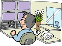 医療・福祉施設における主な防犯のポイントイメージ